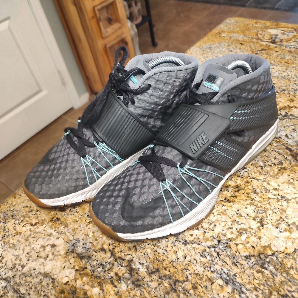 Nike Zoom Toranada Black,Turquoise Grey Athletic Shoes Size 9.5 Model 835657-003